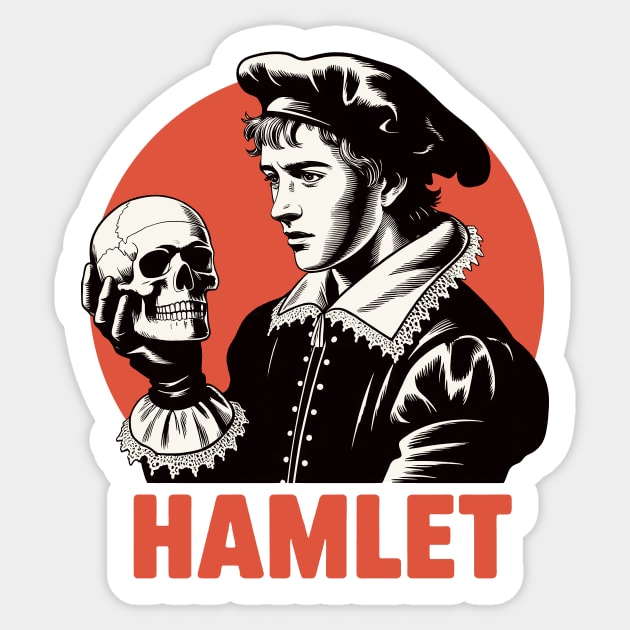 Hamlet Sticker by CreativeSage